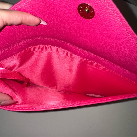 Juicy Couture Pink Studded Envelope Clutch - Picture 3 of 4